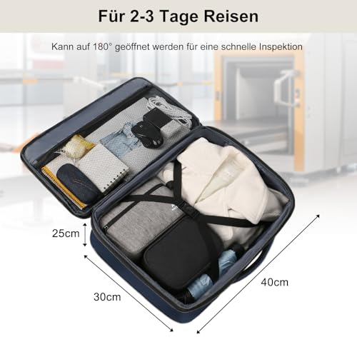 Thumbnail 4 de MATEIN Mochila de viaje para cabina expandible 40x30x20 cm (40x30x25 cm expandida) para Vueling