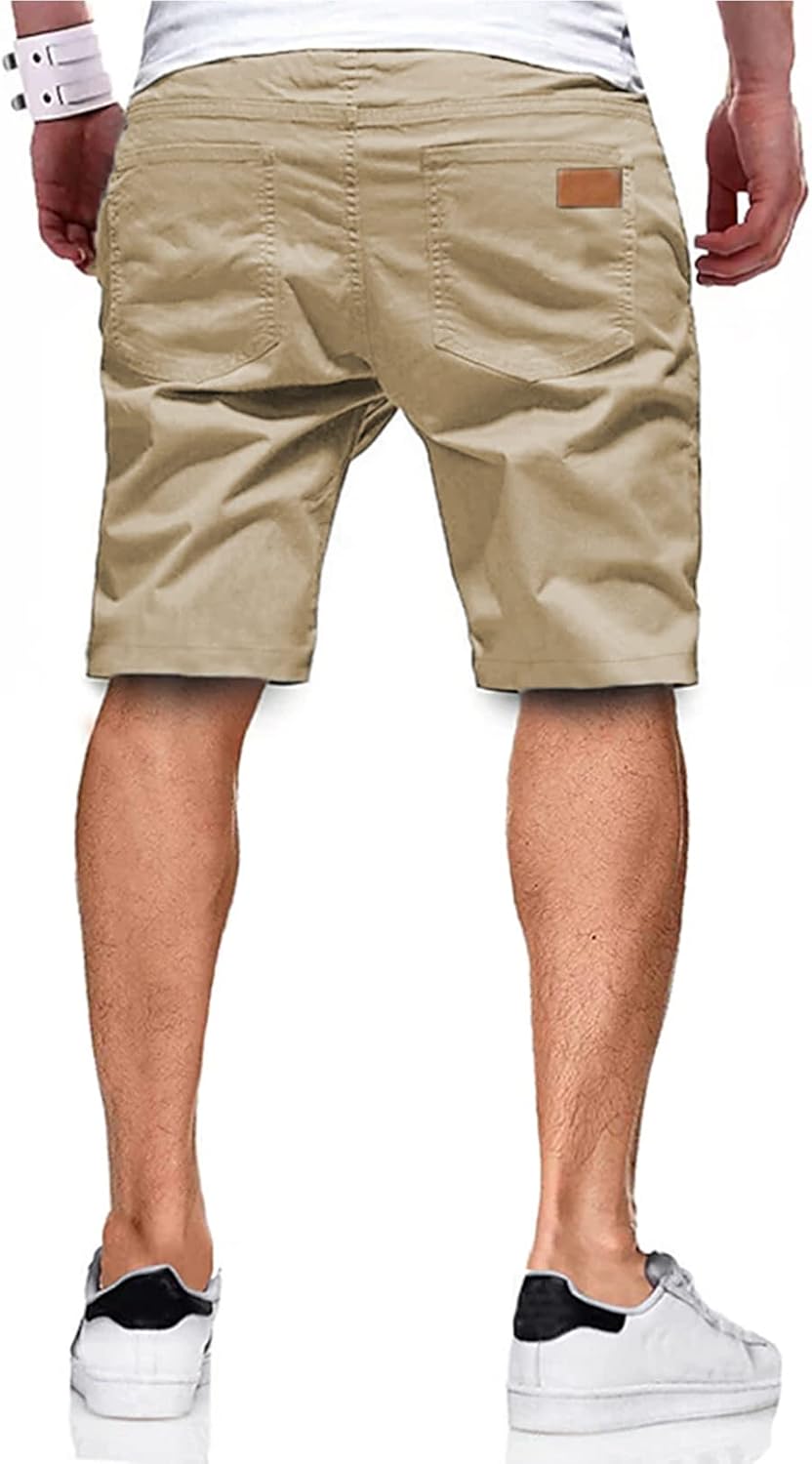 Detalle 2 de JMIERR Cotton Drawstring Shorts for Men