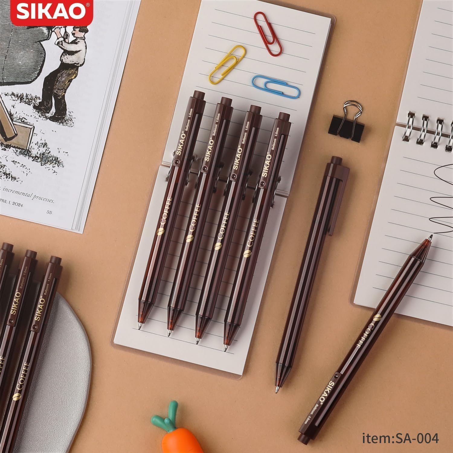 Thumbnail 6 de Sikao Ballpoint Pens, 60-pack