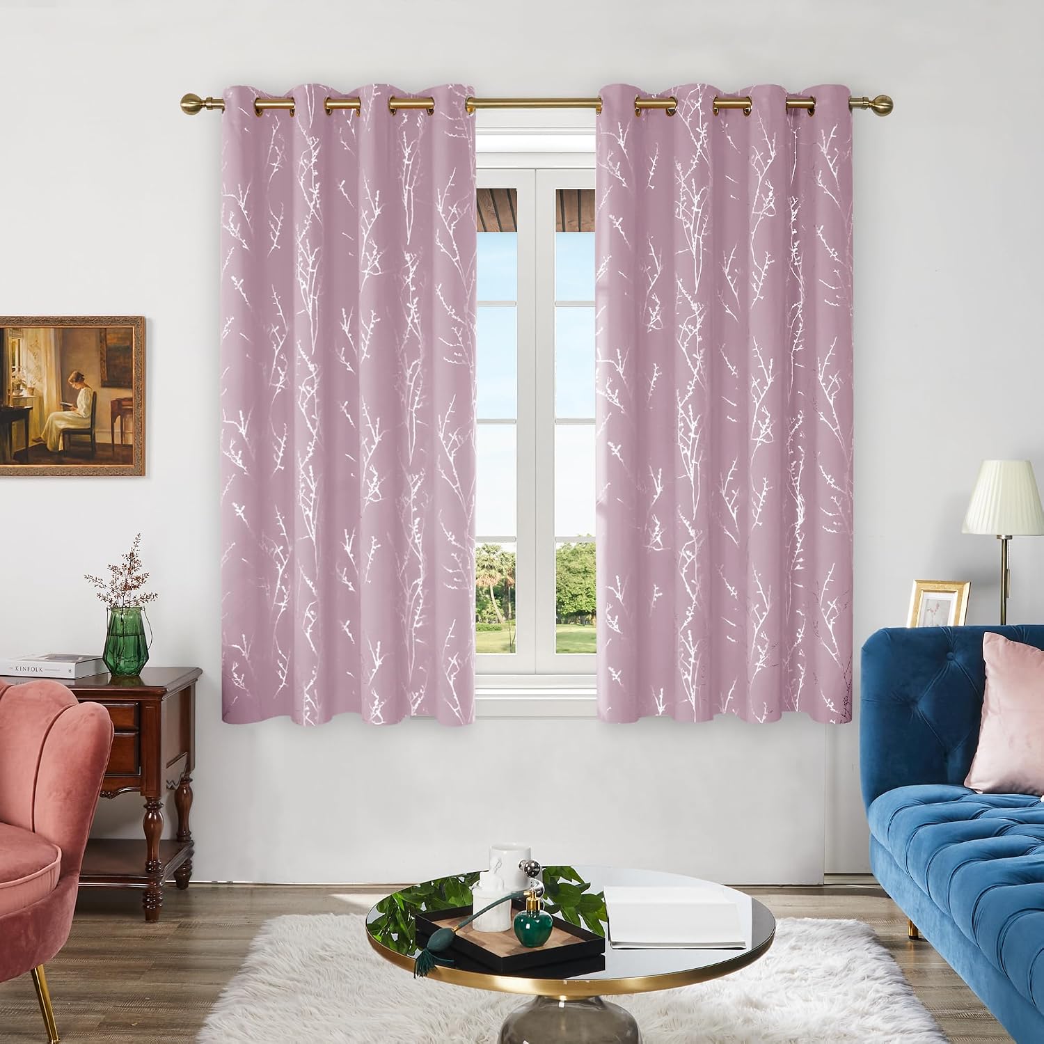 Detalle 2 de Deconovo Blackout Curtains 46 x 54 Inch