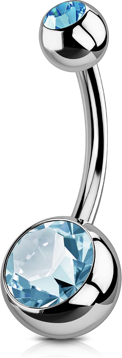 Thumbnail 6 de OUFER Belly Bars 14G Titane Grade 23