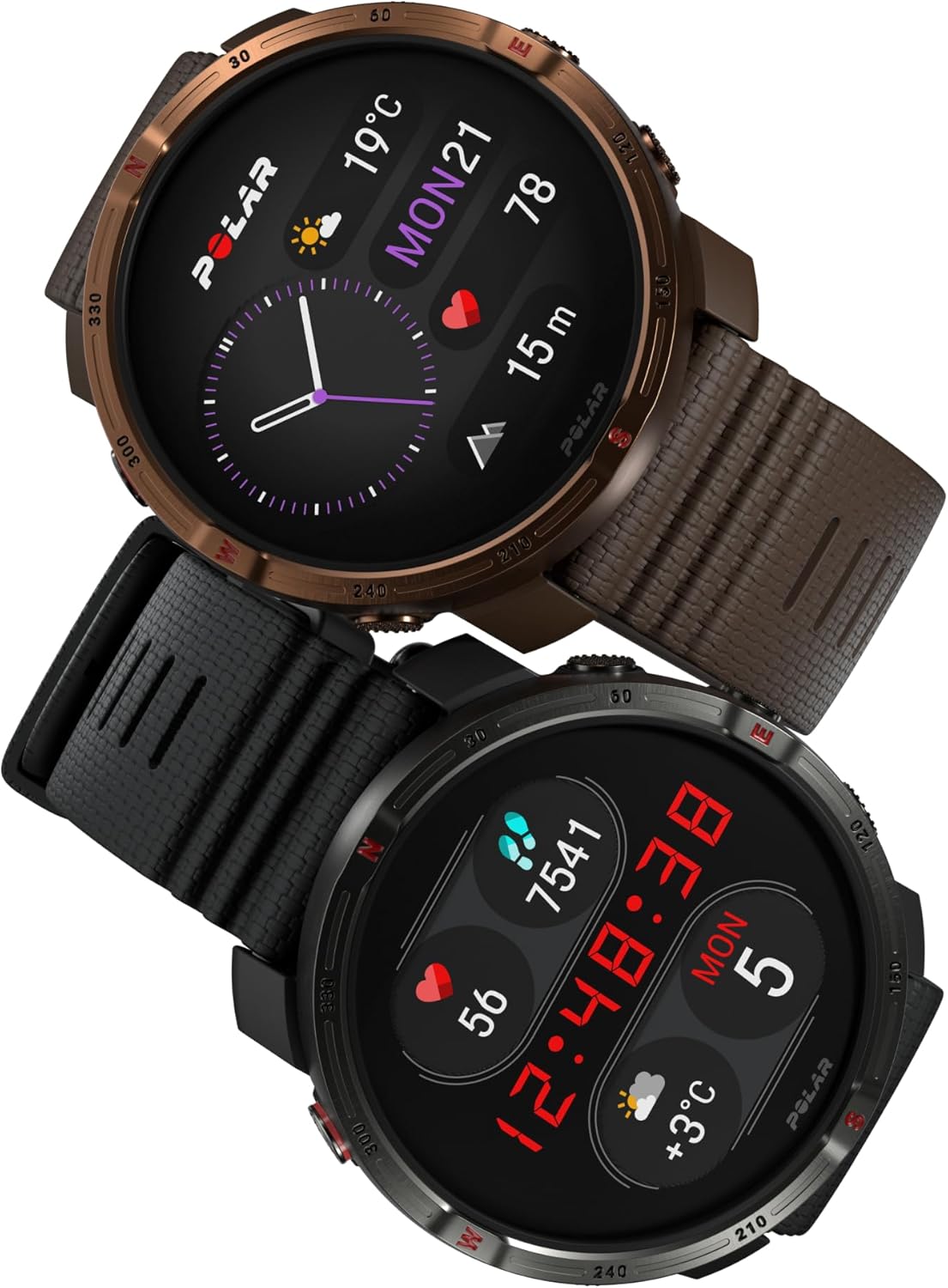 Detalle 2 de Polar Grit X2 Outdoor Multisport GPS Watch with AMOLED, offline maps and wrist ECG