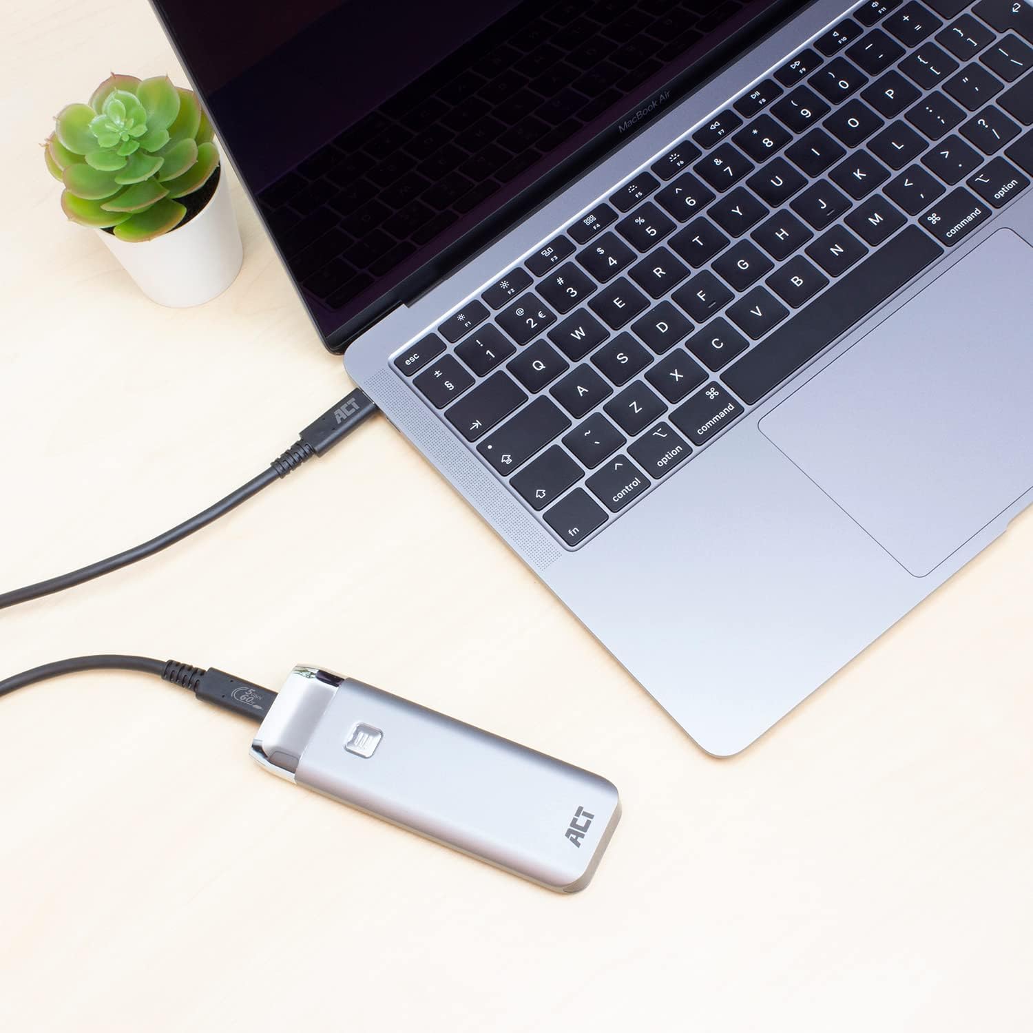 Thumbnail 6 de ACT USB C Video Kabel 2m – USB-C Kabel mit 60W PD, 5 Gbps, DP Alt Mode, USB-IF Zertifizierung