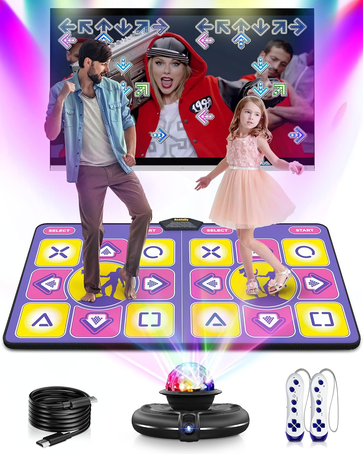 Detalle de Acelufly Dance Mat electronic dance mat