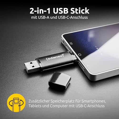 Detalle 2 de Intenso Flex Line 64 GB Dual USB-Stick mit USB-C & USB-A