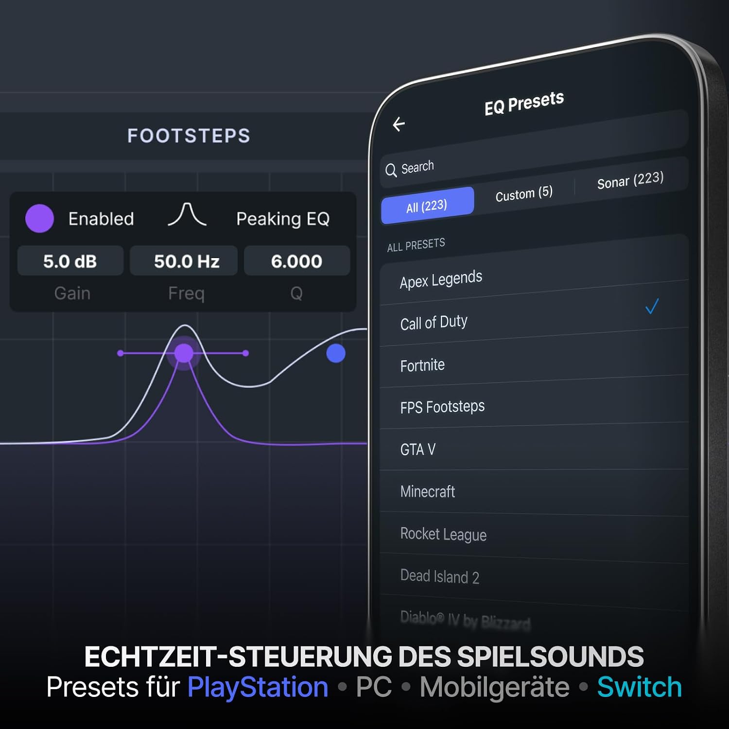 Detalle de SteelSeries Arctis Nova 7P Gen 2 – PS5 Headset mit App-Steuerung, 2,4 GHz & Bluetooth