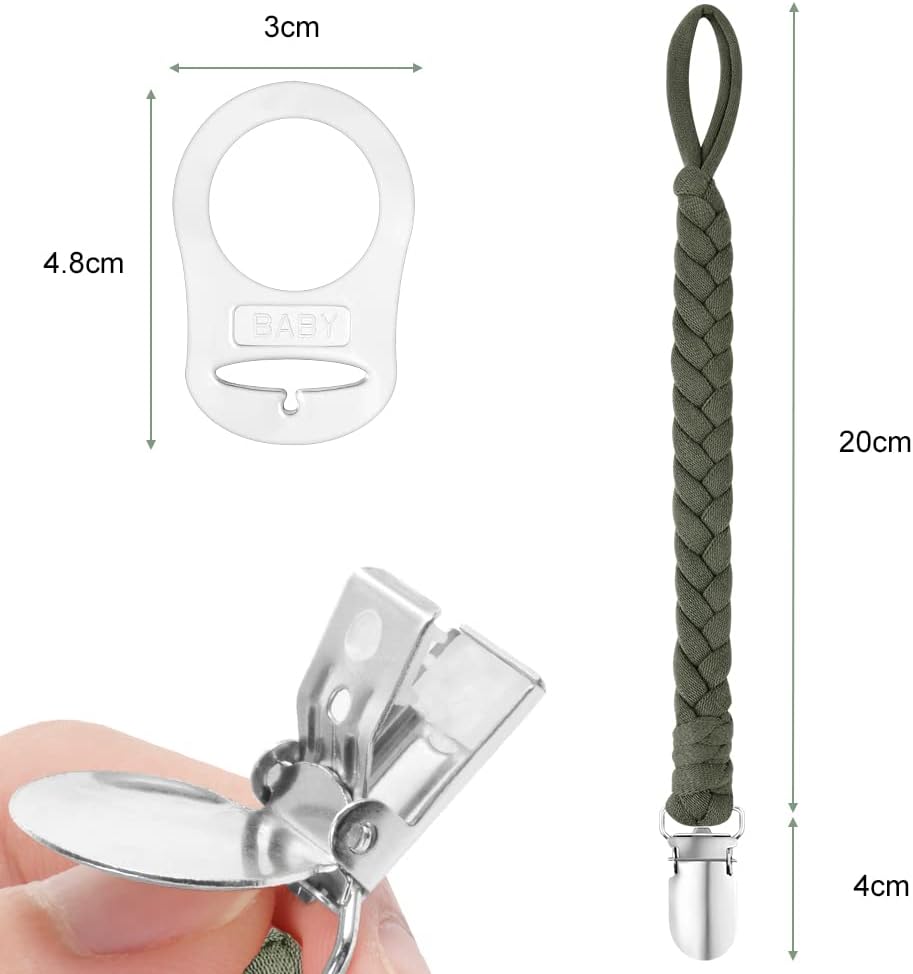 Thumbnail 1 de Aolso Catenella Portaciuccio – Set da 4 Catenelle con Anello Adattatore in Silicone