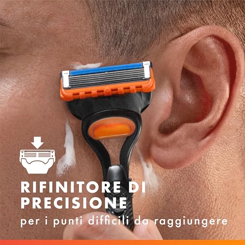 Detalle de Gillette Fusion5 Lamette – 20 Cartucce per Rasoi uomo, Multicolore