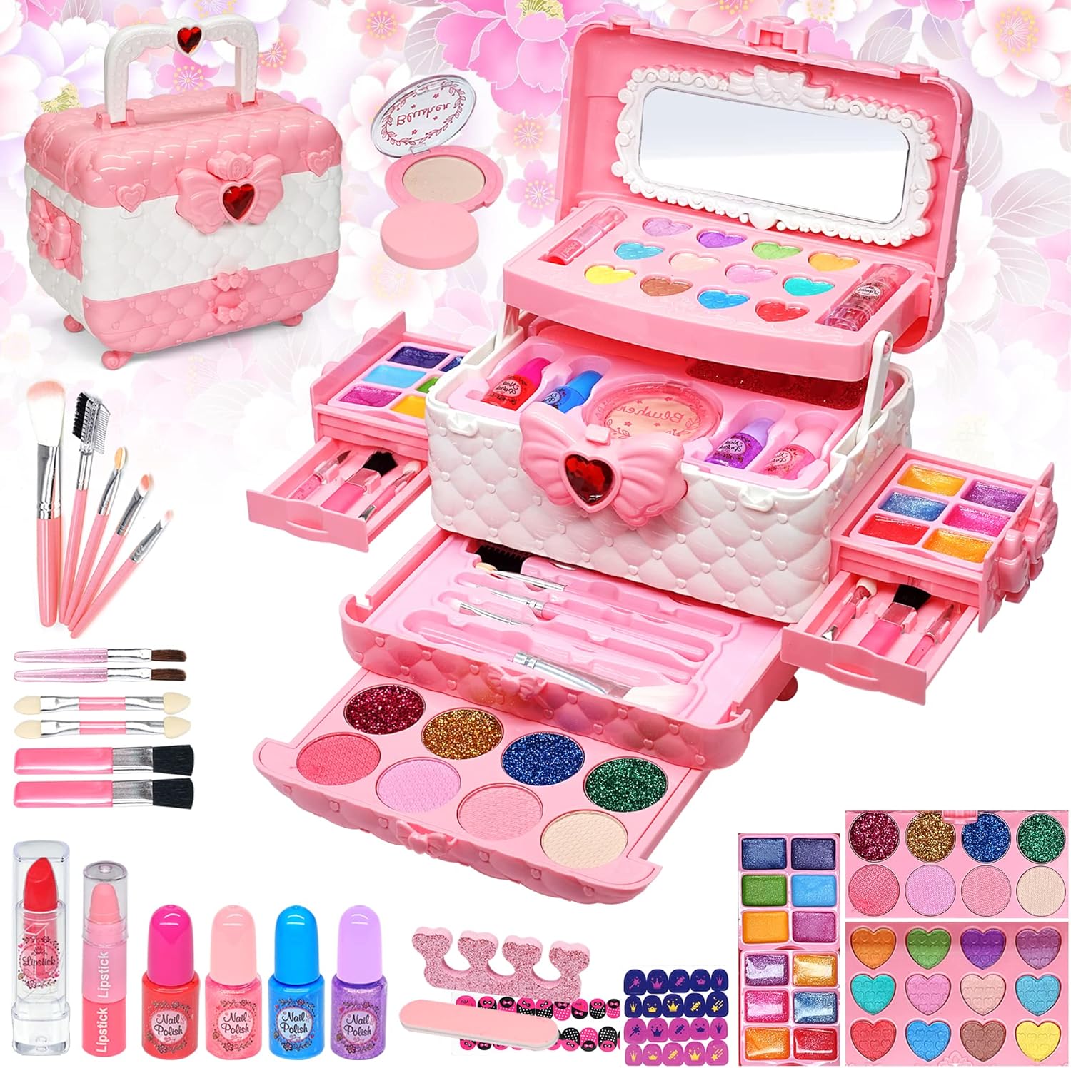 Detalle de Kids Makeup Set for Girls Ages 3–10