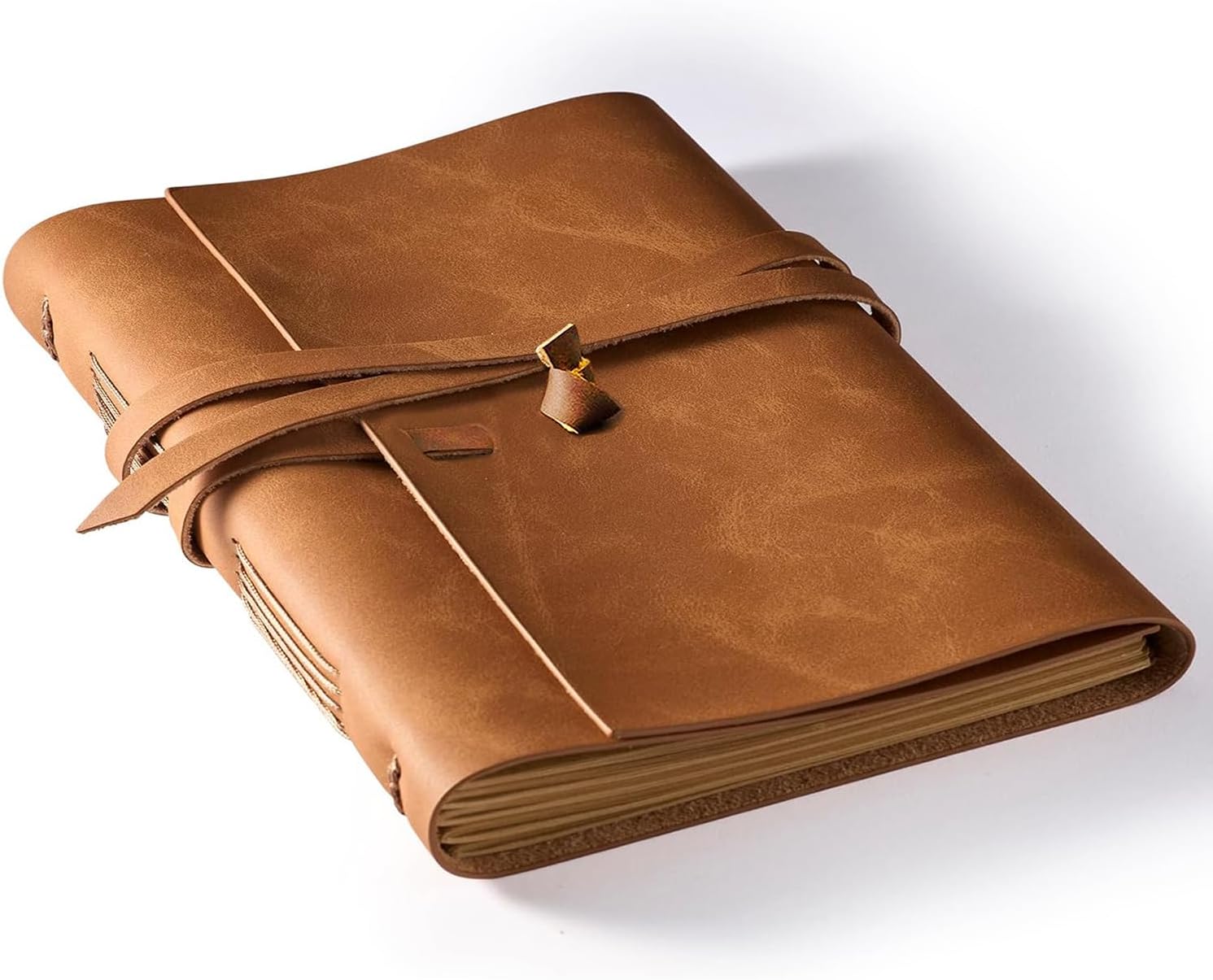 Detalle de RILIHO Leather Journal 8 x 10 Inches