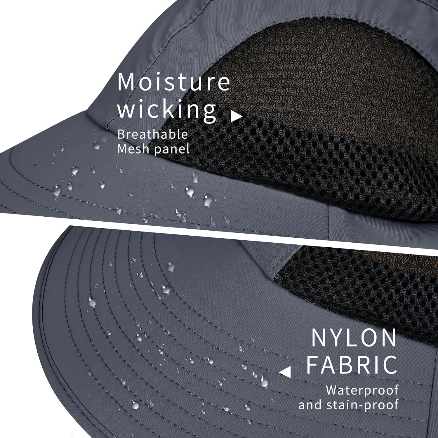 Thumbnail 3 de Sun Hat for Men and Women with Neck Flap – UPF 50+ Lightweight, Packable Wide-Brim Hat for Outdoor Adventures