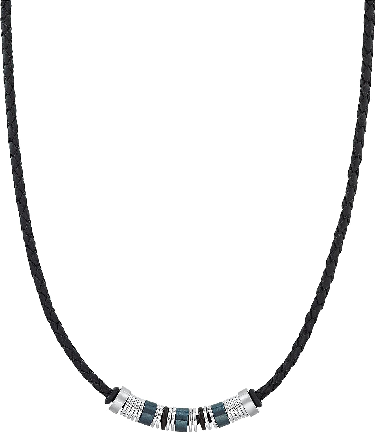 Thumbnail 5 de s.Oliver Collar de cuero inoxidable 47 cm