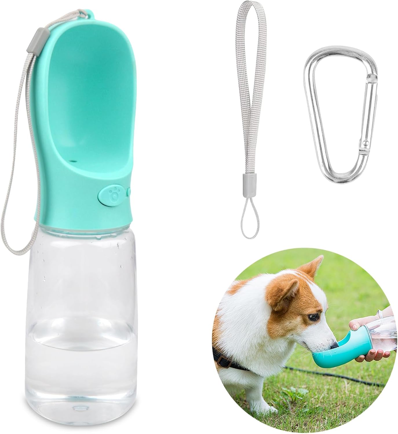 Detalle 2 de Emwel Dog Water Bottle 550ml