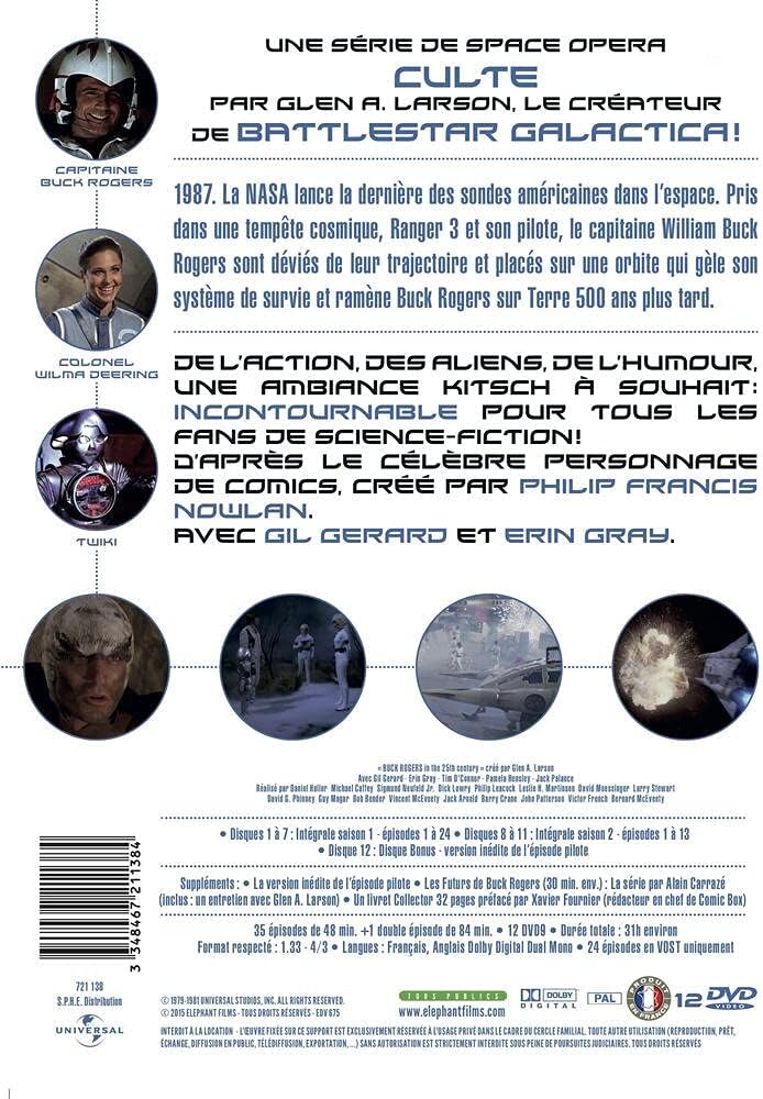 Thumbnail 1 de Coffret intégrale DVD Elephant Films — Buck Rogers au 25e siècle (12 DVD + livret)