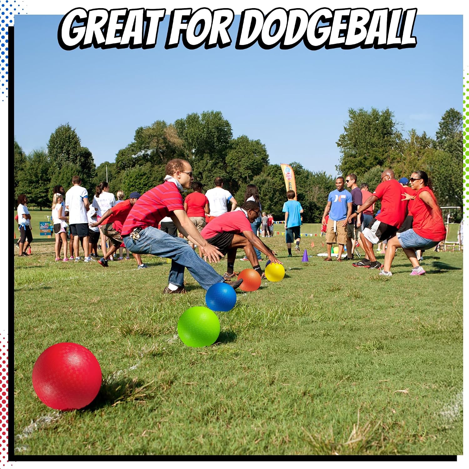Thumbnail 6 de 8.5 Inch Playground Balls Pack of 6 🏐