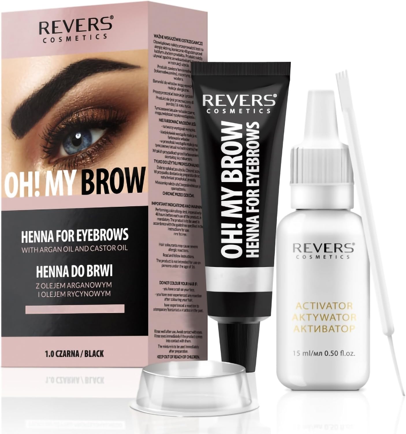 Thumbnail 5 de REVERS COSMETICS Tinta Sopracciglia Castano Chiaro 4 settimane