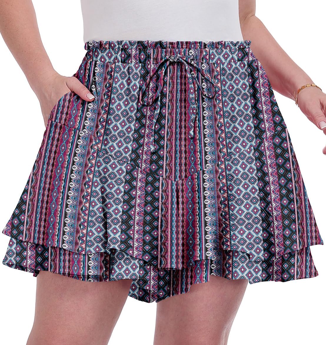 OLRIK Plus Size Skort