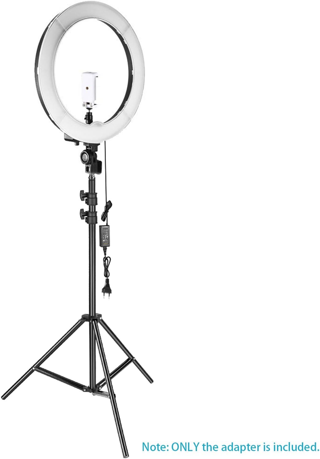 Thumbnail 1 de NEEWER alimentation secteur AC 220V vers DC 15V, câble 5A pour lampe anneau studio (noir)