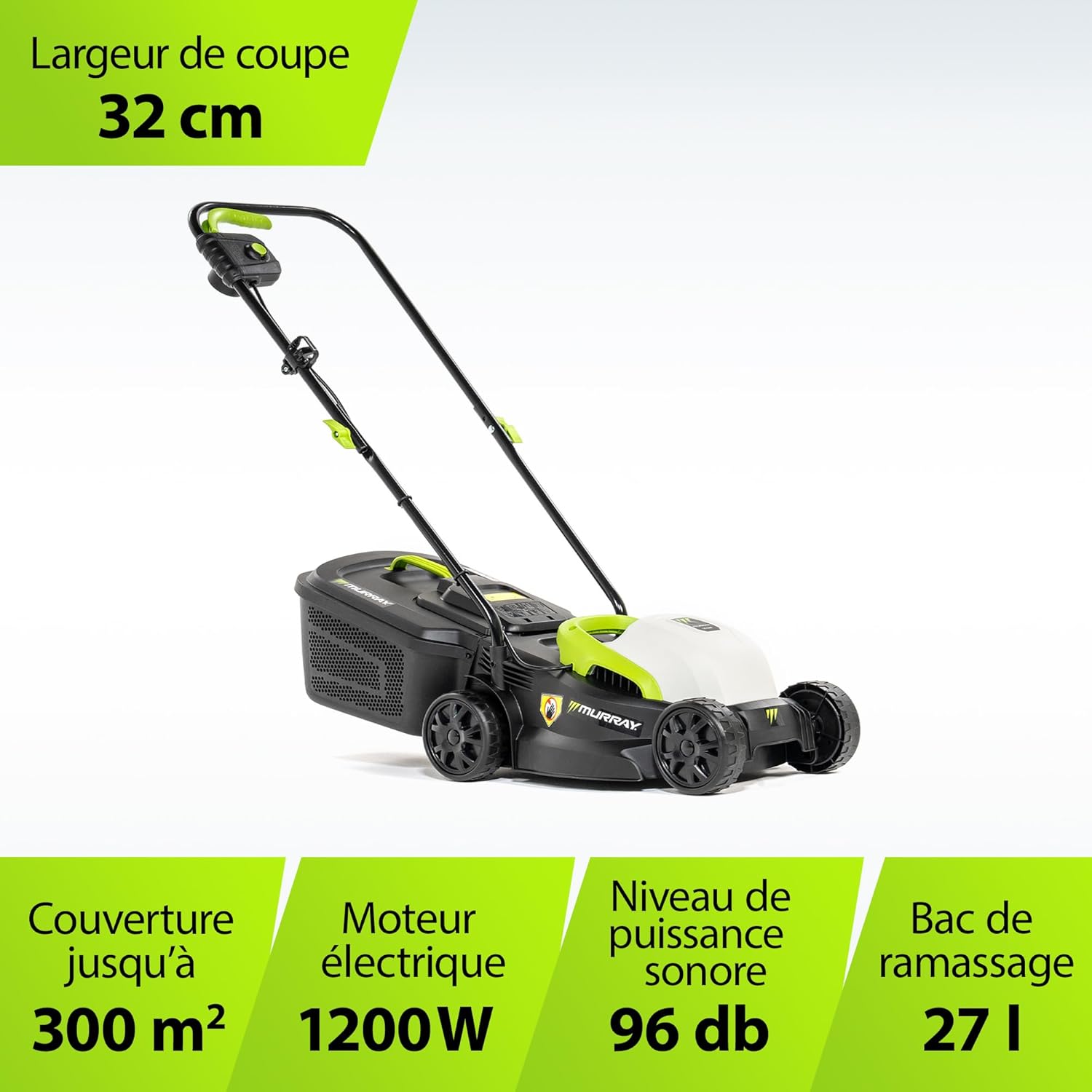 Detalle 2 de Murray Tondeuse Électrique 2-en-1 LE320E — performance compacte pour petites surfaces