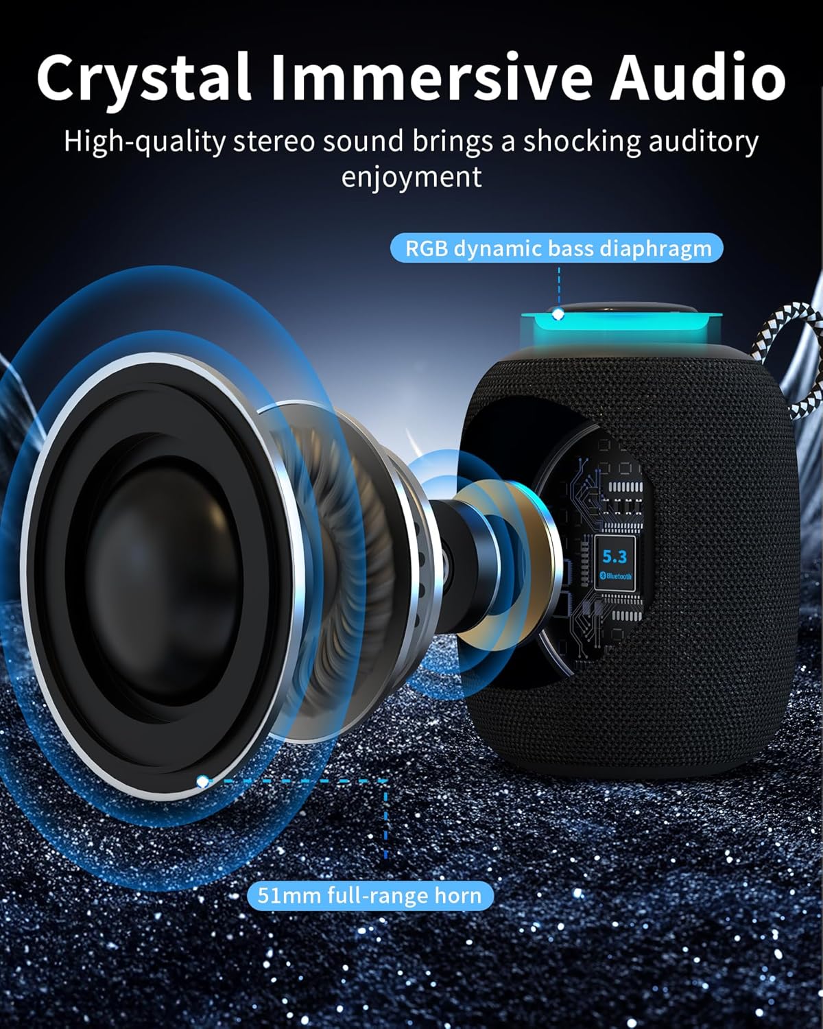 Thumbnail 5 de oraolo Mini Bluetooth Speaker 15W 📢