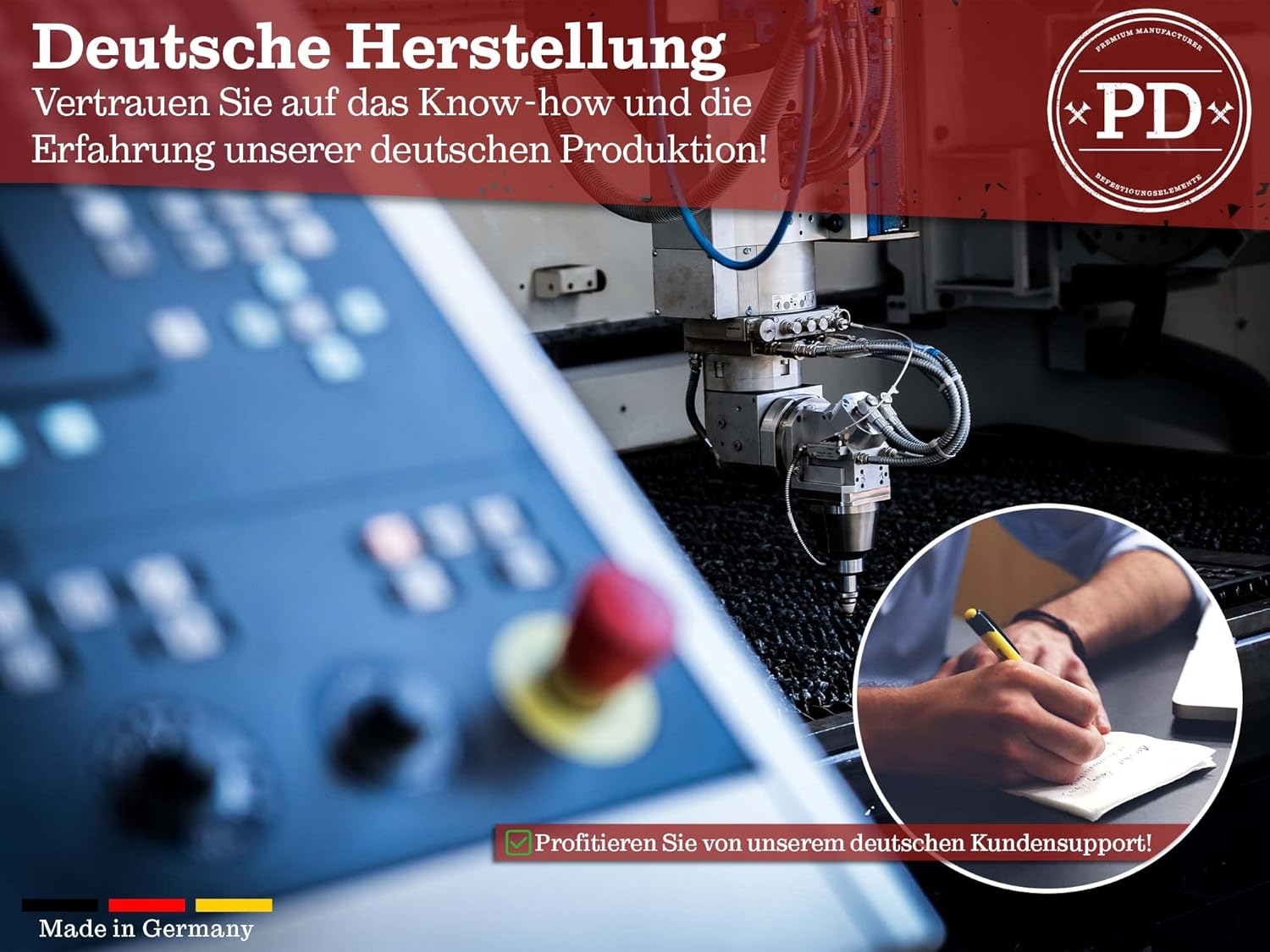 Thumbnail 5 de PD® Lamellenstopfen rund 36 mm für Rundrohr – Endkappen aus PE-Kunststoff, schwarz (20 Stück)