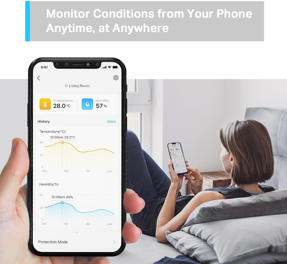 Thumbnail 4 de Tapo T310 Smart Humidity Meter 2‑year battery life 🌡