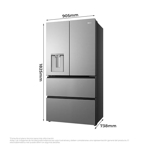 Thumbnail 3 de Haier Horizon Collection HFR59F18CWMM: frigorífico French Door multidoor de 700 L, silencioso y con Total No Frost