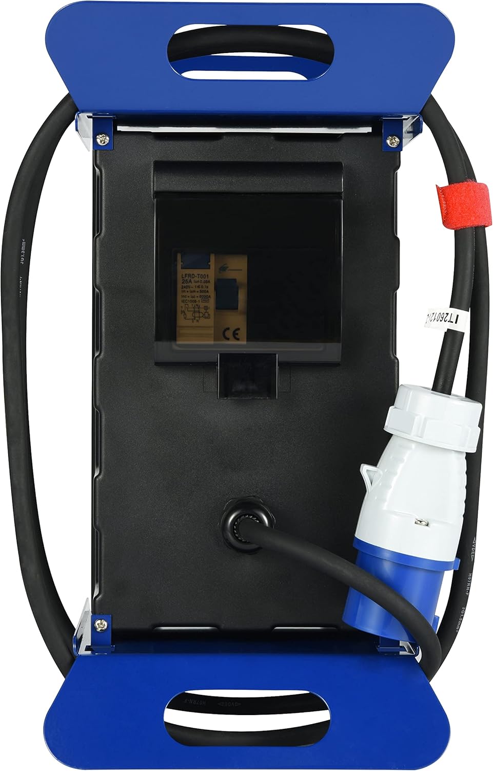 Detalle de Electraline 60429 Quadro Elettrico di Distribuzione 4 prese Schuko + 2 IEC, cavo 2 m, IP44