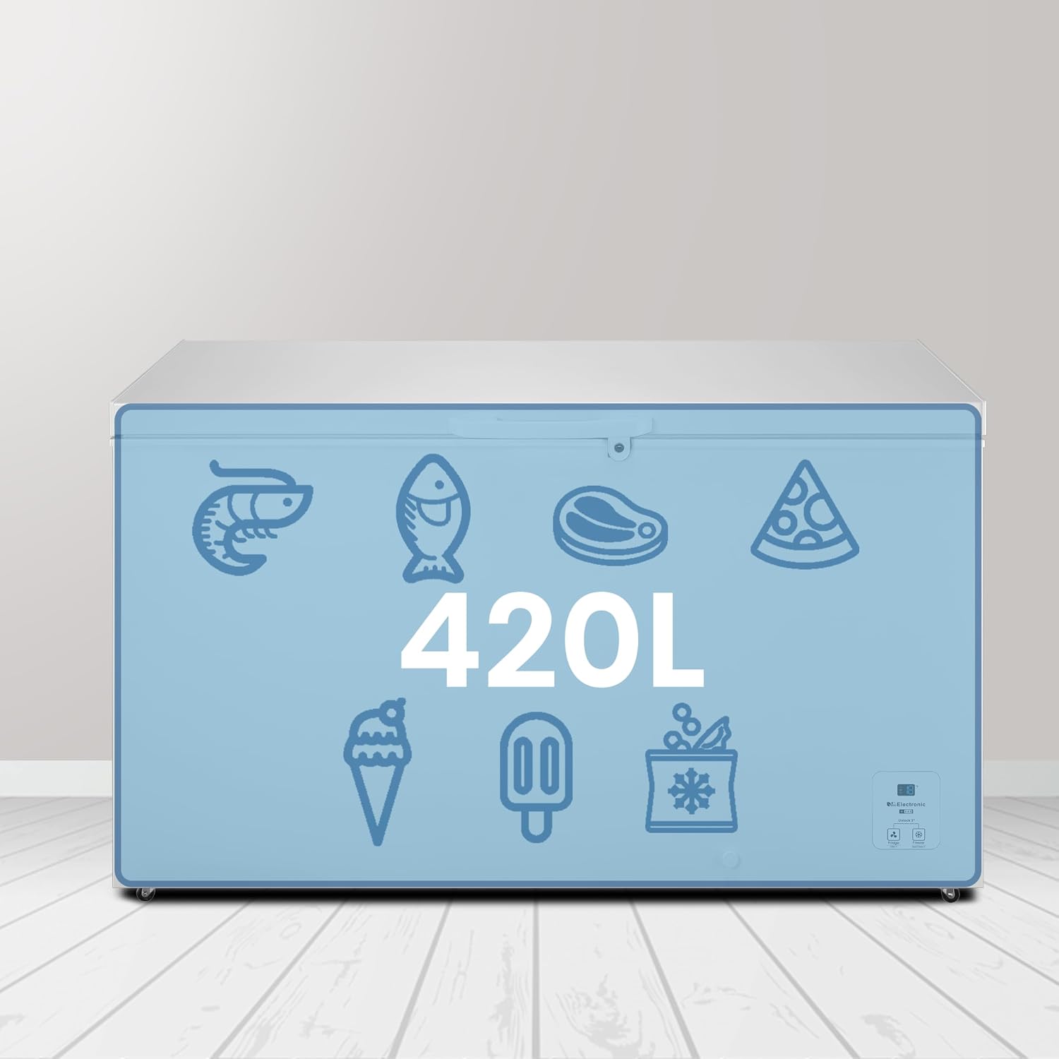 Detalle de Hisense FT546D4AWLYE: Arcón congelador horizontal de 420 L con tecnología Inverter