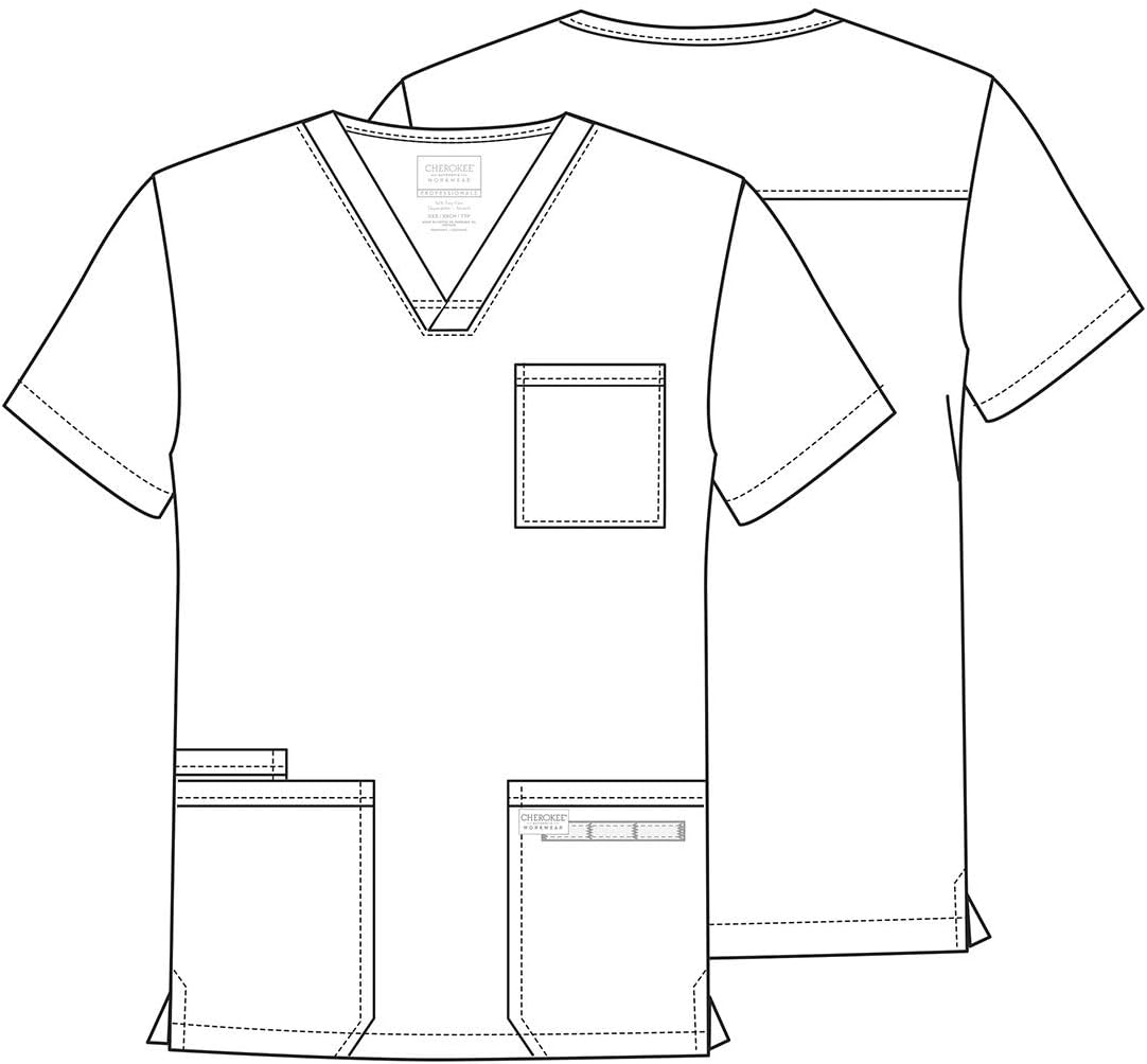 Thumbnail 6 de Cherokee Men's Scrub Top, 4 Pockets