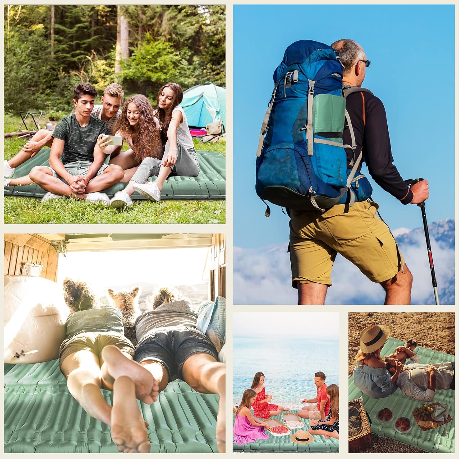 Thumbnail 6 de BLUEVER Materasso da campeggio 14 cm 🌲