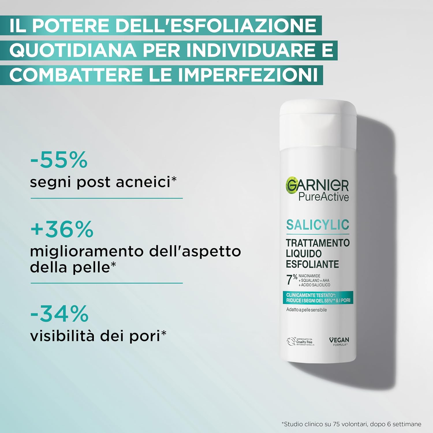 Detalle 2 de Garnier Trattamento Liquido Esfoliante 120 ml