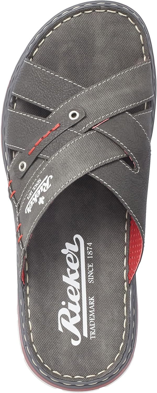 Detalle de Rieker 25199 Mules Homme – Frühjahr/Sommer, confort Stitchdown