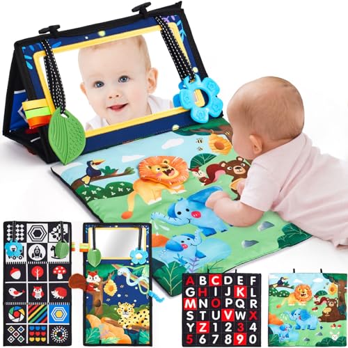Detalle de hahaland Specchio Neonato Giochi Tummy Time Montessori 0-12 Mesi