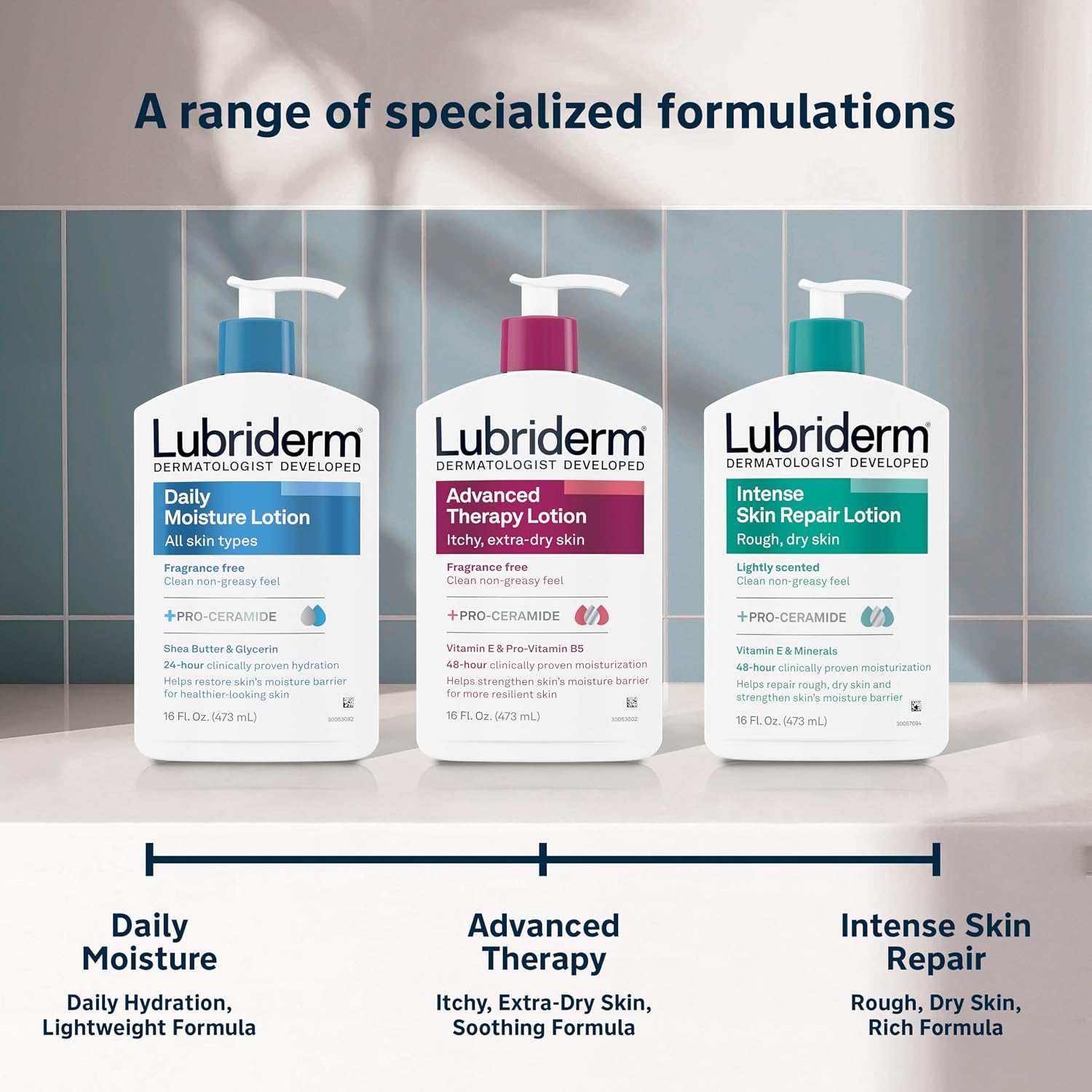 Thumbnail 4 de Lubriderm Fragrance Free Daily Moisture Lotion 16 fl. oz