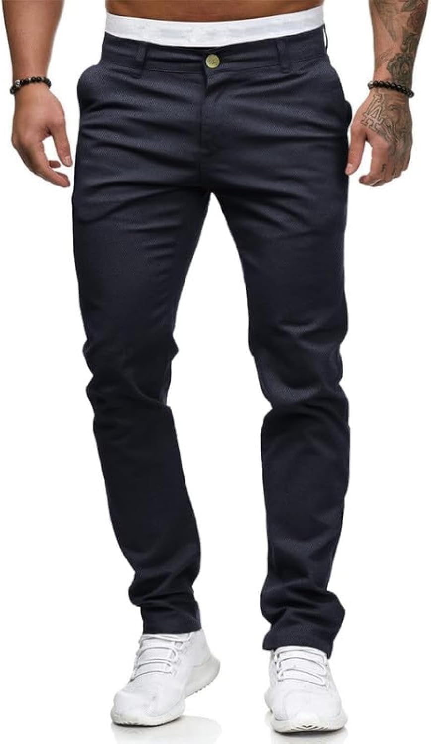 Thumbnail 6 de Mens Chinos Slim Fit Stretch 98% Cotton