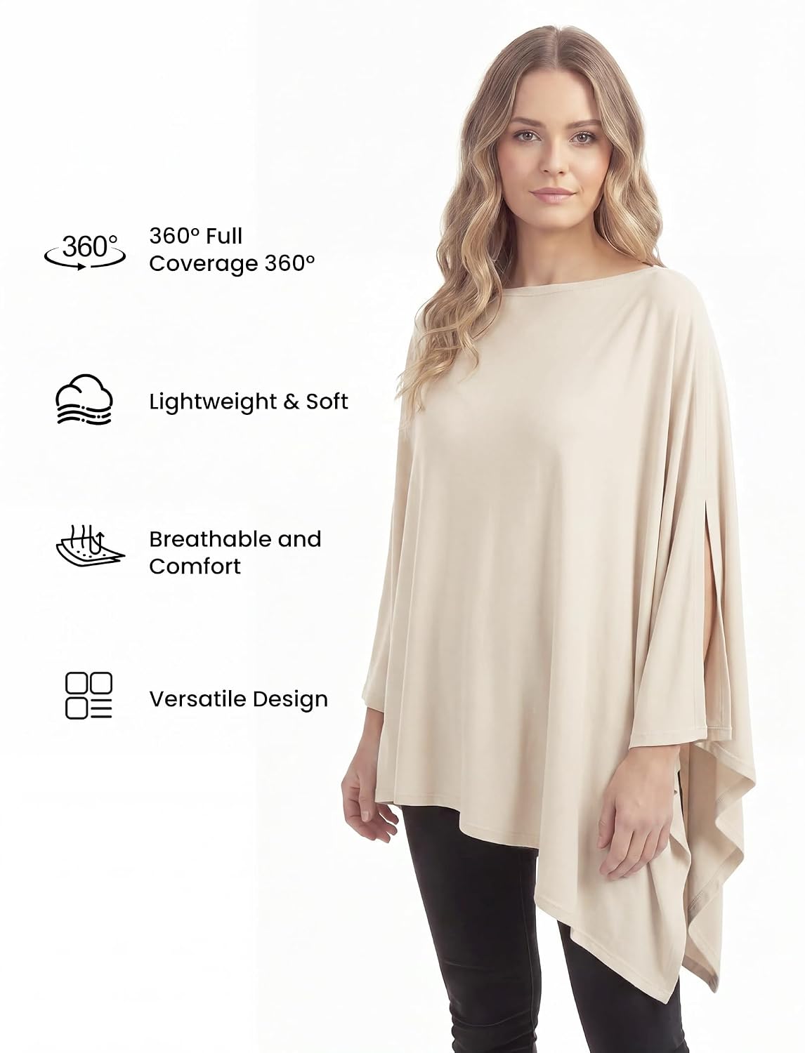 Thumbnail 4 de PATPAT Nursing Cover, Bamboo Viscose
