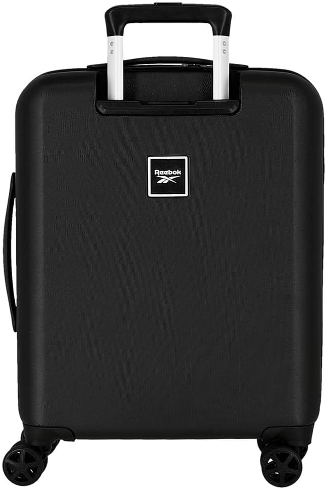 Detalle de Reebok Roxbury Cabin Valigia Nero 40x55x20 cm – ABS, 38,4 L, 4 ruote e lucchetto TSA integrato