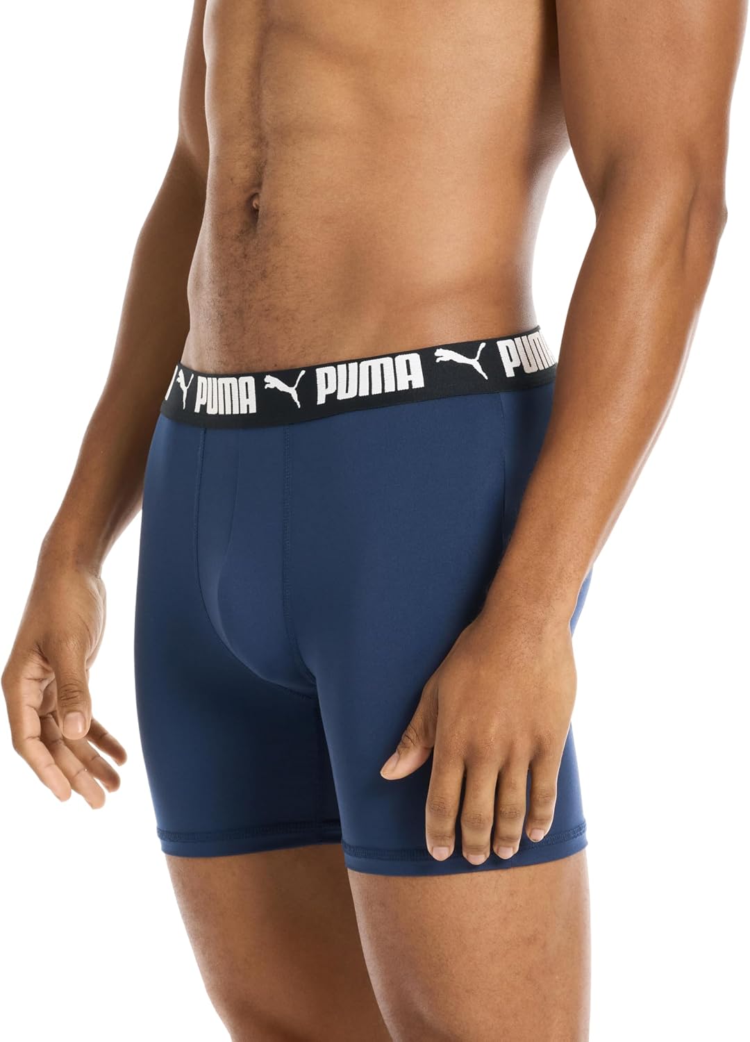 Detalle de PUMA 4 Pack Active Stretch Boxer Briefs pour Homme – Confort et performance