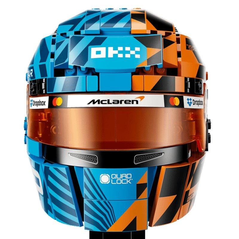 Detalle 2 de LEGO Editions McLaren Mastercard F1 Team Casco de Oscar Piastri (43017) – 793 piezas