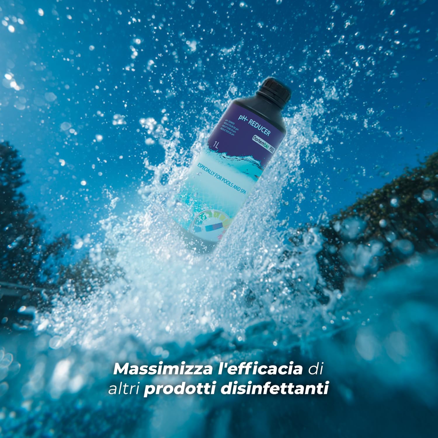 Detalle de Nortembio pH- Minus Liquido: Riduttore di pH per Piscine e Spa (5 L)