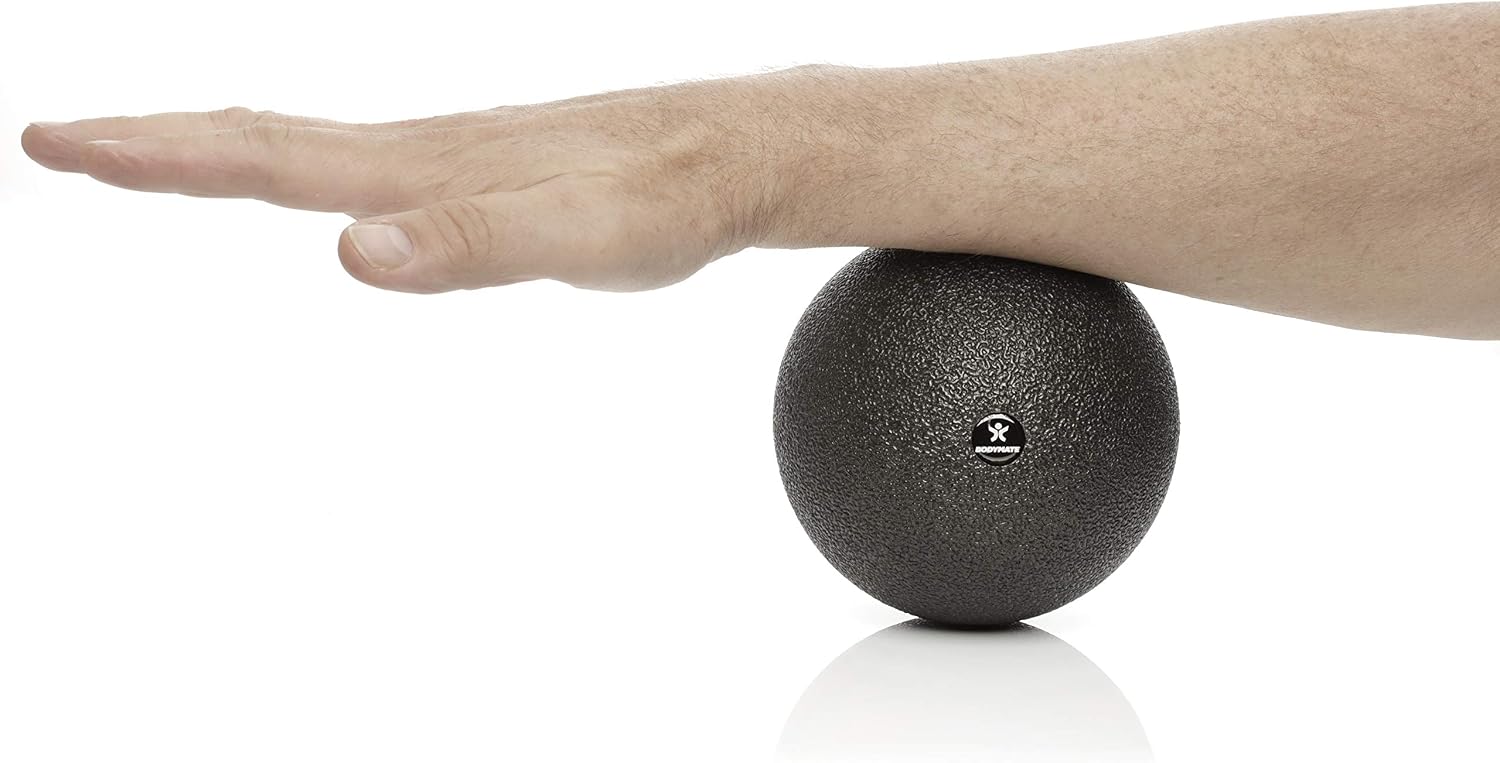 Thumbnail 3 de BODYMATE Großer Faszien-Ball Ø 12 cm Schwarz – Selbstmassage-Ball für Faszientraining