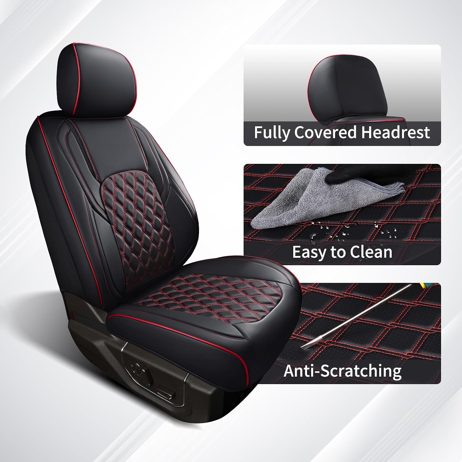 Thumbnail 3 de Huidasource F150 Full-Set Seat Covers 2015–2025