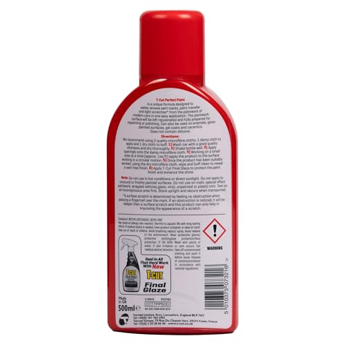 Detalle de T-Cut Perfect Paint Rapid Scratch Remover 500ml