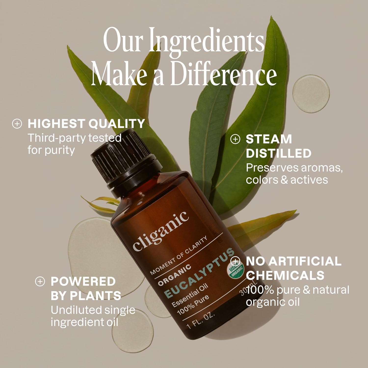 Detalle de Cliganic Eucalyptus Essential Oil 1oz