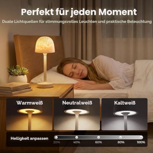 Detalle 2 de UPXNBOR Duschlampe Wasserdicht: Ocean- und Sternenhimmel-Projektor für Bad und Schlafzimmer