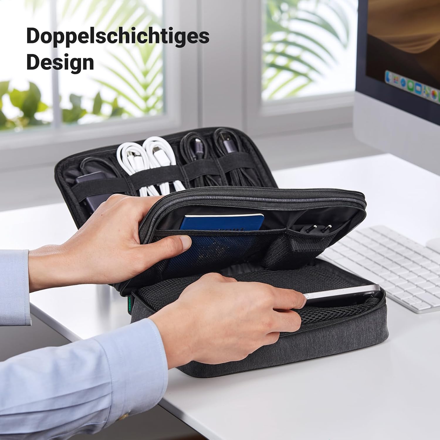 Thumbnail 4 de UGREEN Kabeltasche Reise Organizer