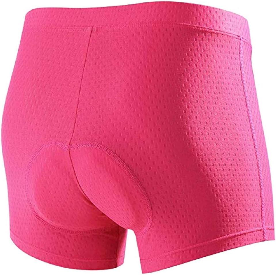 Detalle 2 de Souke Sports Damen Fahrradunterhosen mit 4D-Polster, atmungsaktiv & rutschhemmendem Beingreifer