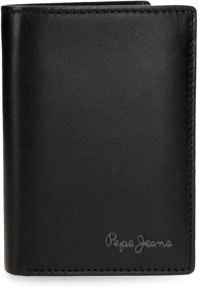Detalle de Pepe Jeans Luton Portefeuille Vertical avec Porte-Monnaie — cuir et système RFID