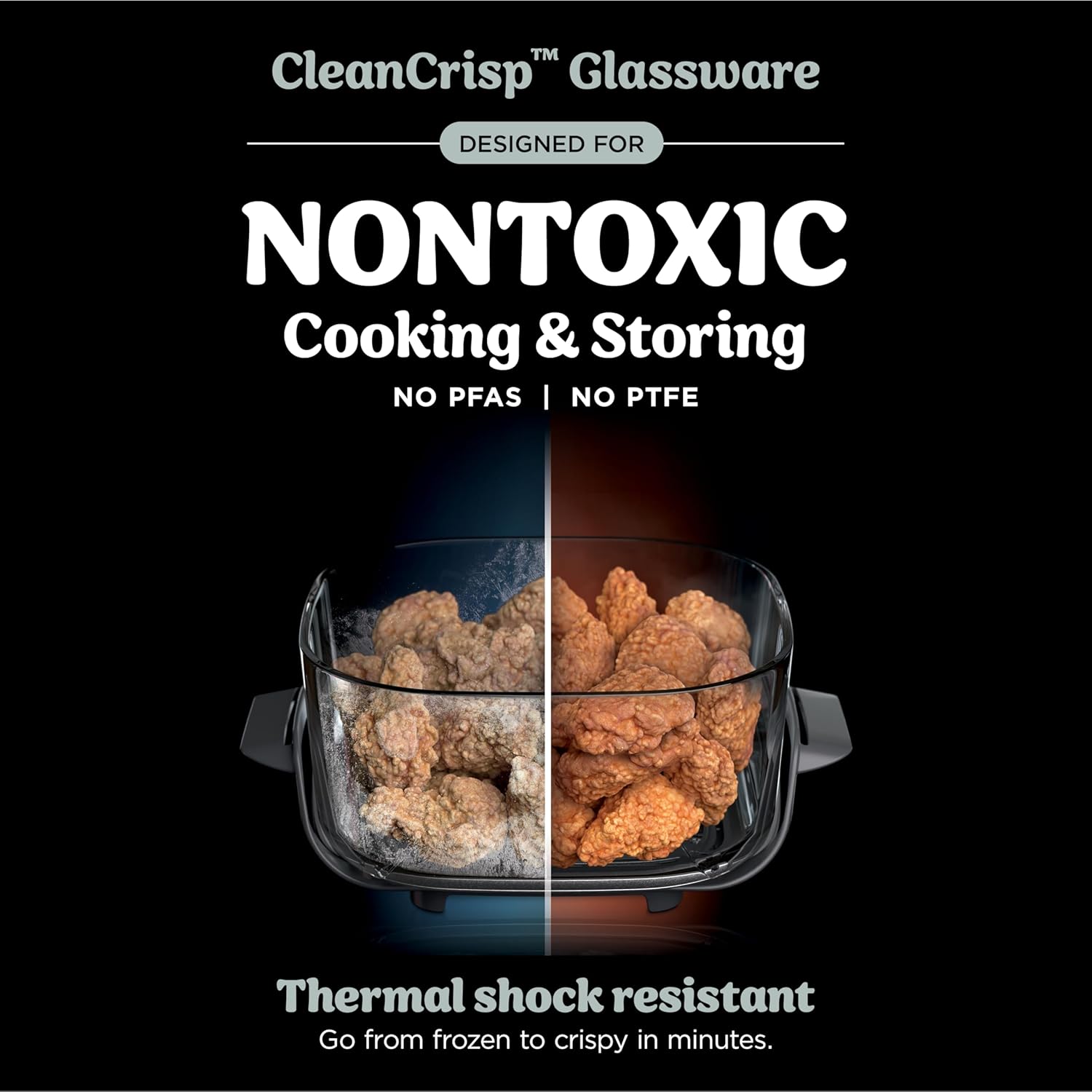 Thumbnail 3 de Ninja Crispi 4-in-1 Glass Air Fryer System (FN101SG)